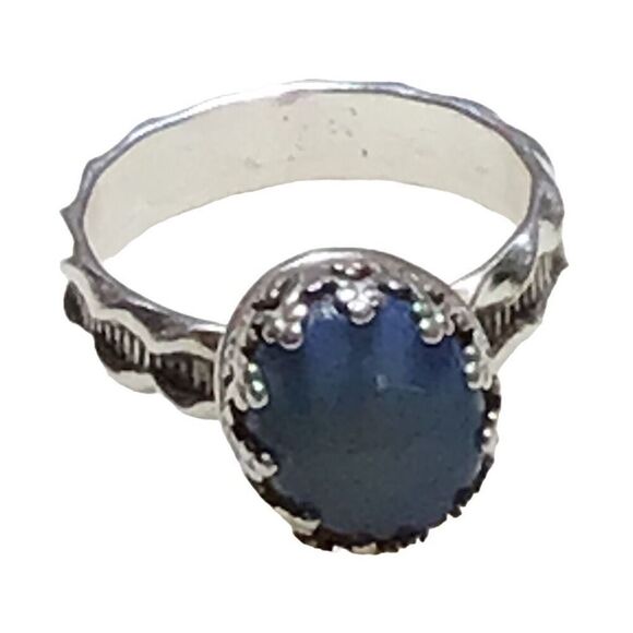 Ring, Ethiopian Opal in Sterling Silver Ring, size 6.5, NEW - Picture 2 of 8